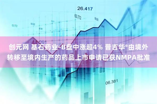 创元网 基石药业-B盘中涨超4% 普吉华®由境外转移至境内生产的药品上市申请已获NMPA批准